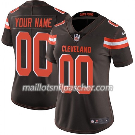 Maillot Cleveland Browns Custom Brun - Femme